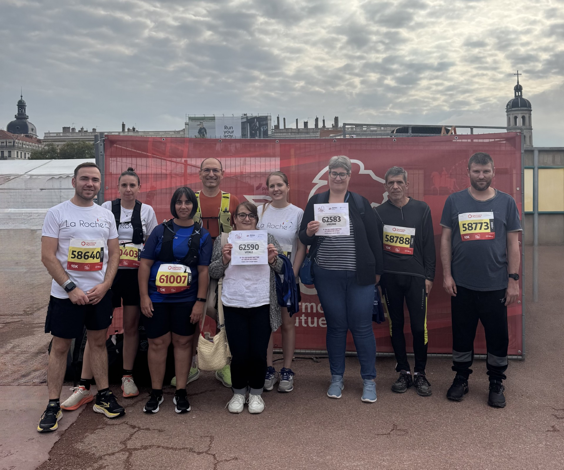Équipe ESAT La Roche à la Run in Lyon 2026